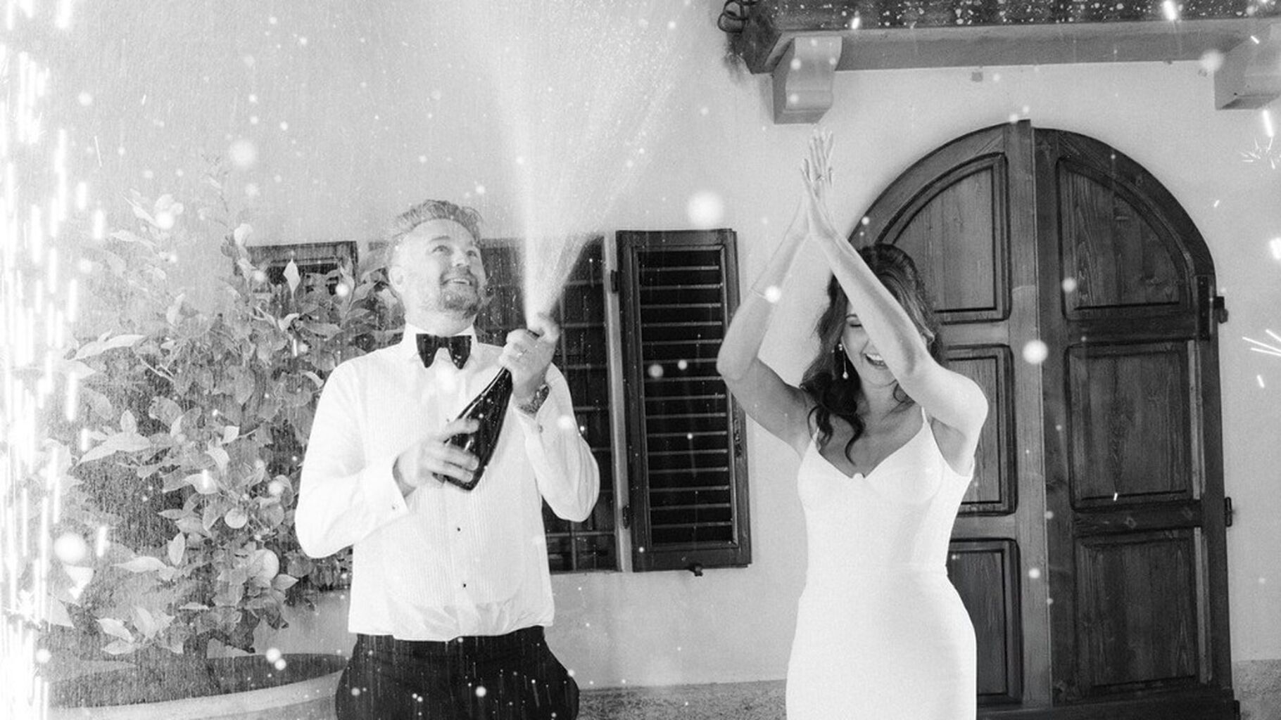 Natalie & Philip's stylish wedding at Villa Nemora