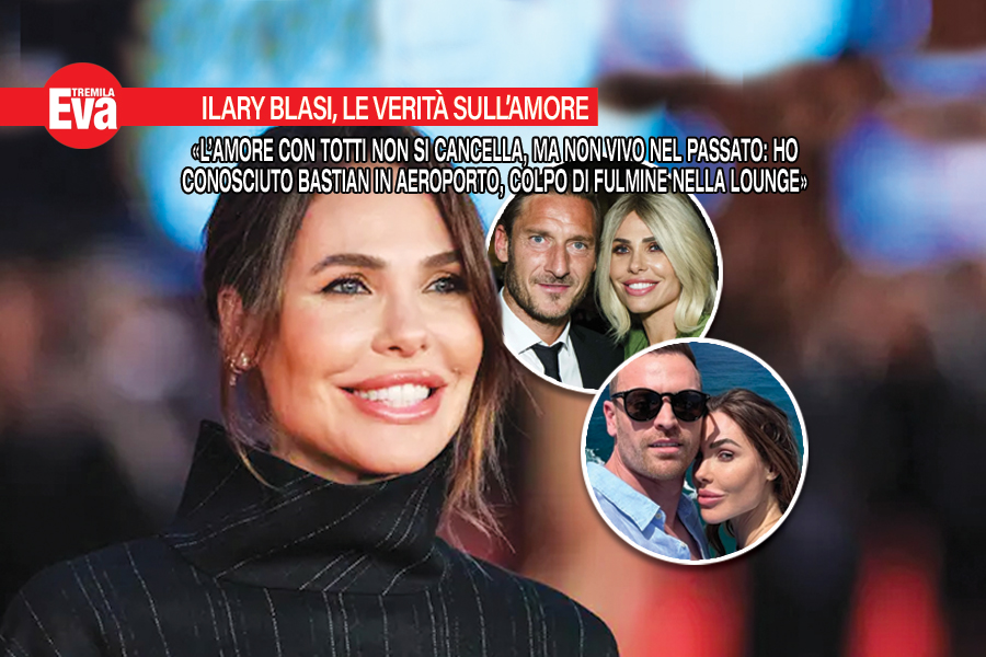 Ilary Blasi racconta l'addio a Totti e l'amore per Bastian