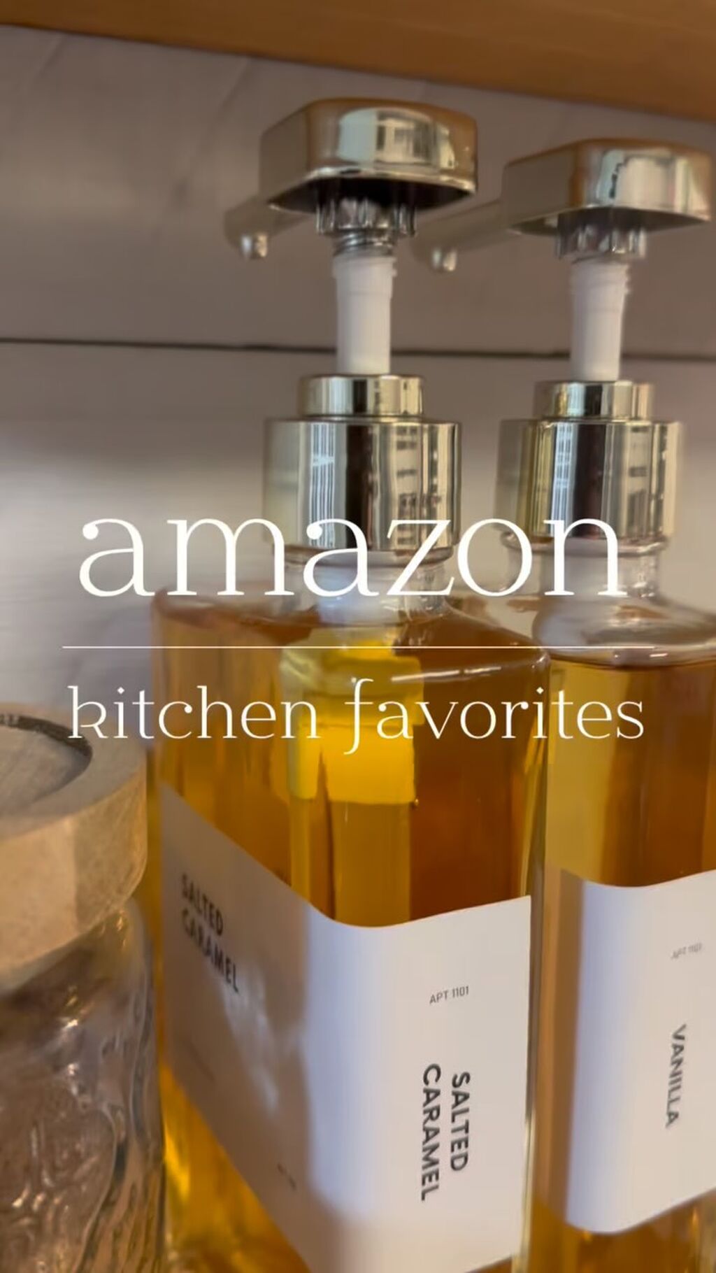 syrup bottles with labels