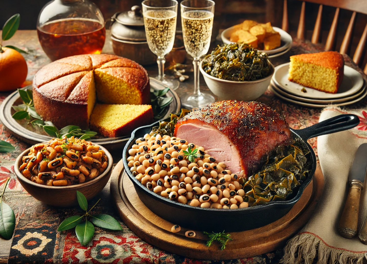 Traditional Southern New Year Feast