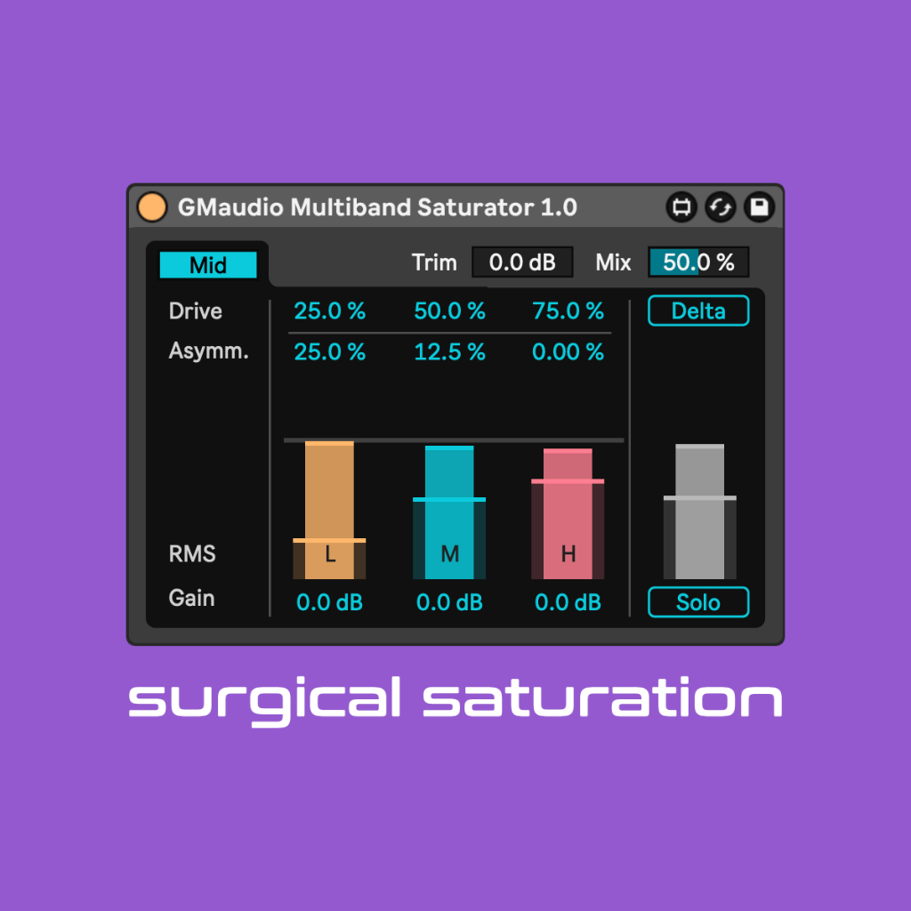 Get GMaudio Multiband Saturator Now!