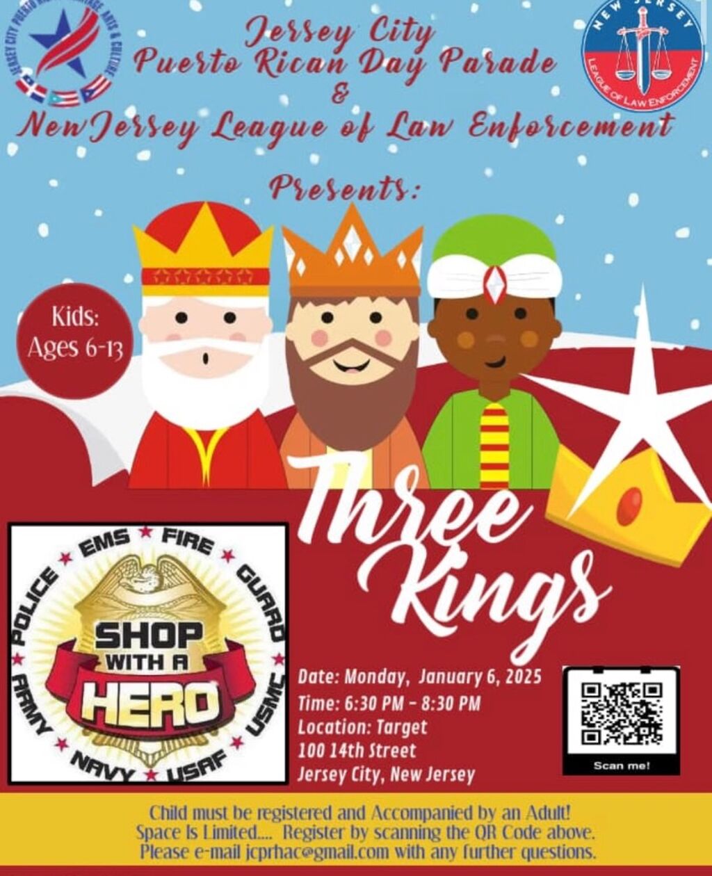 Three Kings Shop with a Hero