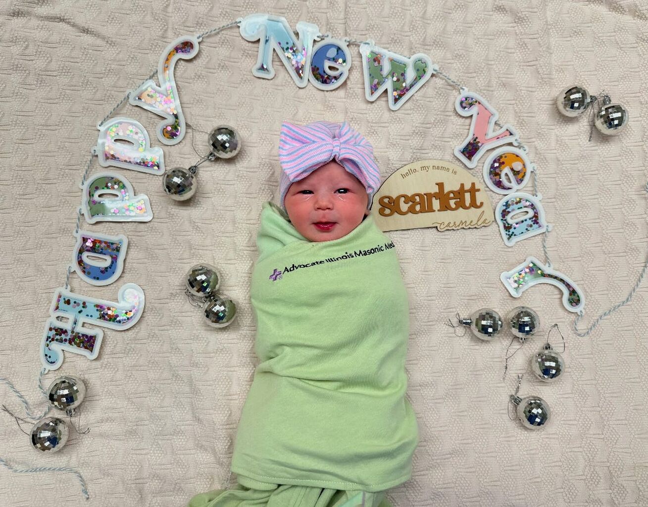 First babies of the New Year welcomed across Chicagoland
