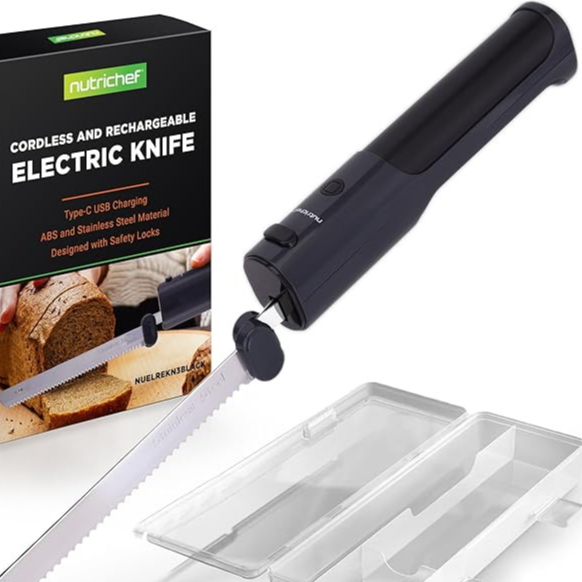 NutriChef Cordless Electric Knife