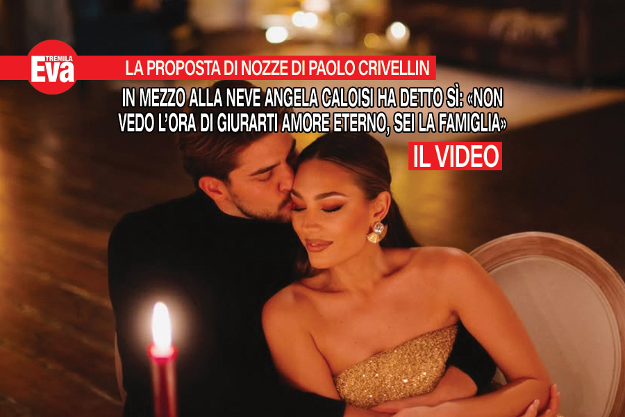 Paolo Crivellin chiede la mano di Angela Caloisi - il video