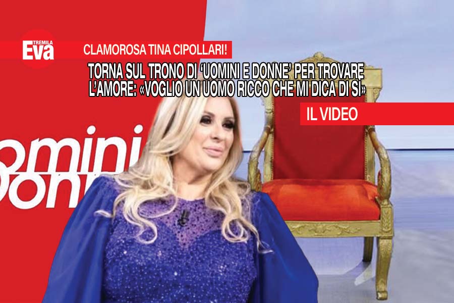 Tina Cipollari sfida Gemma e torna sul trono tv di Maria