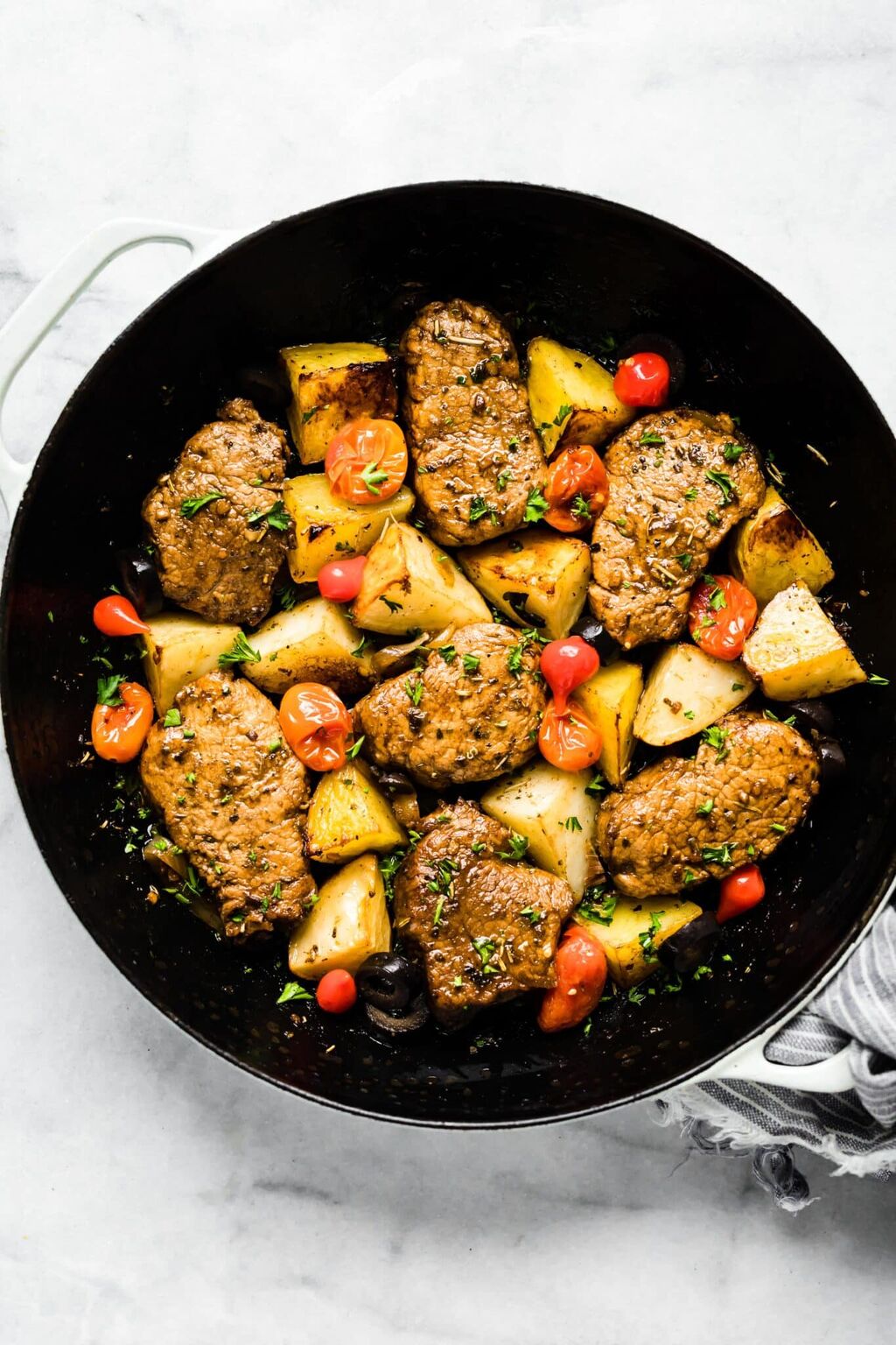 Mediterranean Pork Tenderloin Medallions