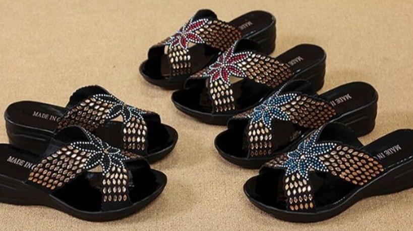 Butterfly Glitz Wedges in Sizes 5.5 to 9