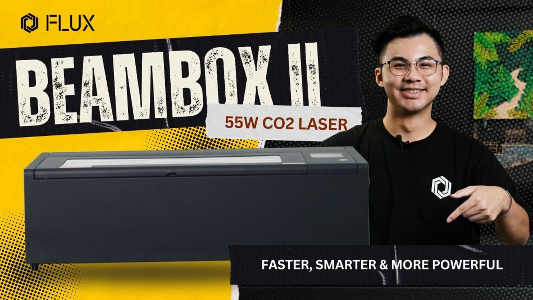 Meet the FLUX Beambox II: 55W CO2 Laser Cutter
