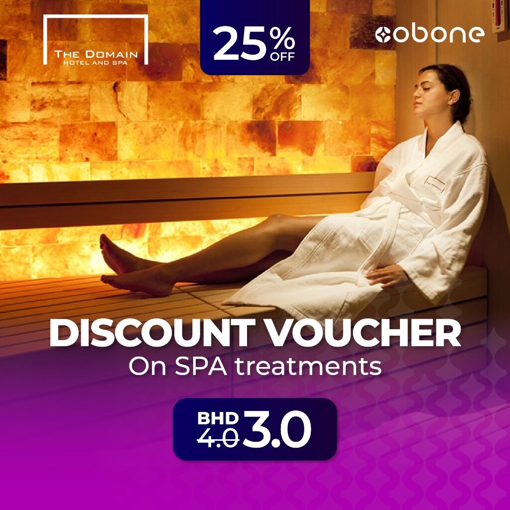 25% Voucher on SPA @Domain Hotel & Spa