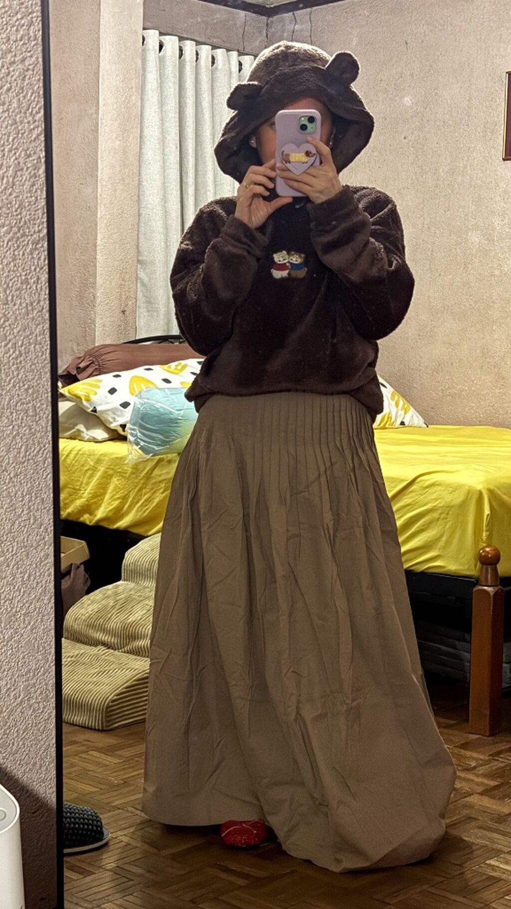 Pleated skirt