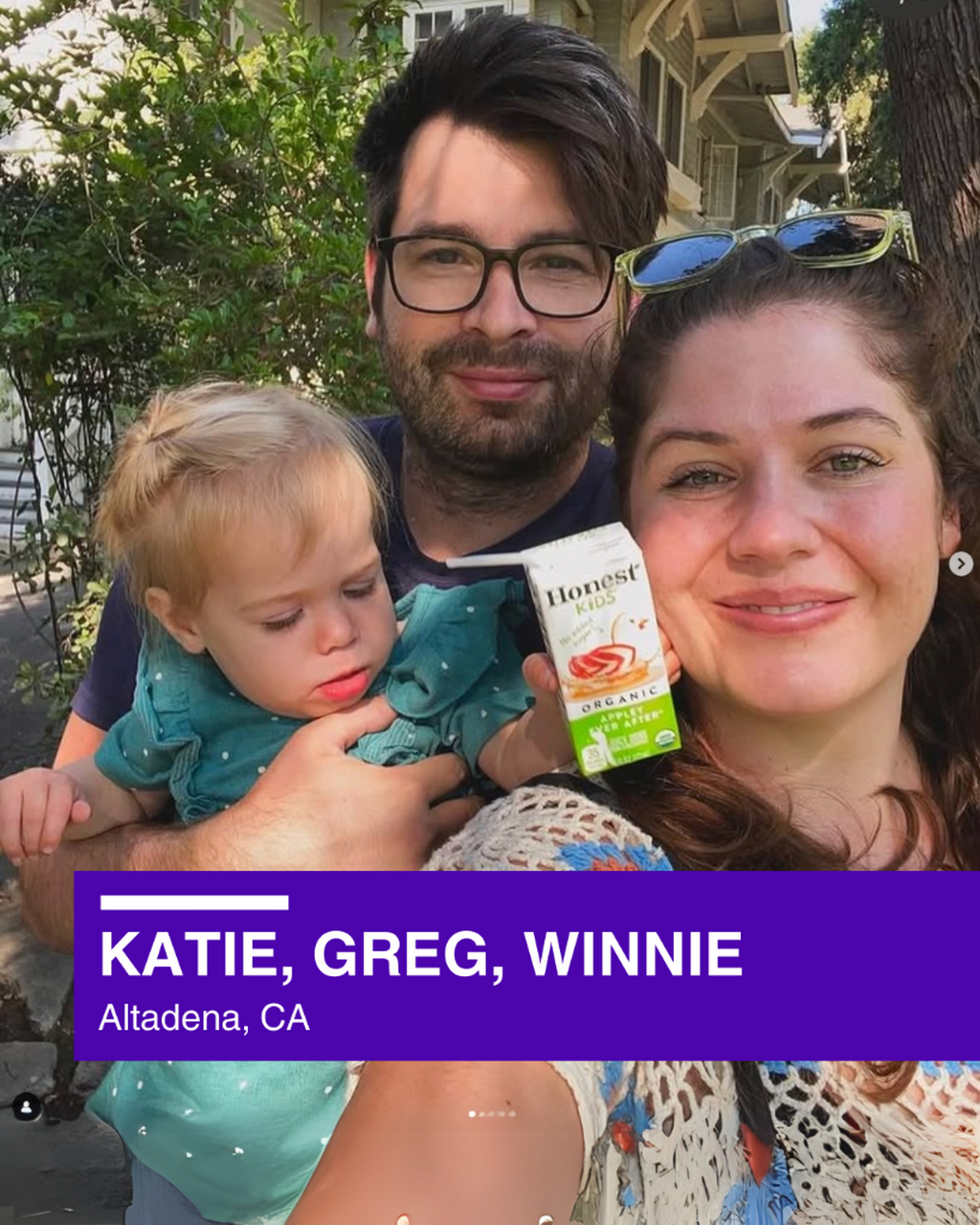 Katie, Greg & Winnie