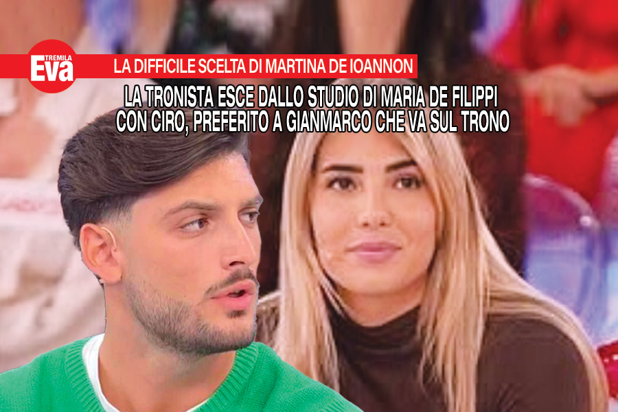 Martina De Ioannon sceglie Ciro e sul trono ci va Gianmarco