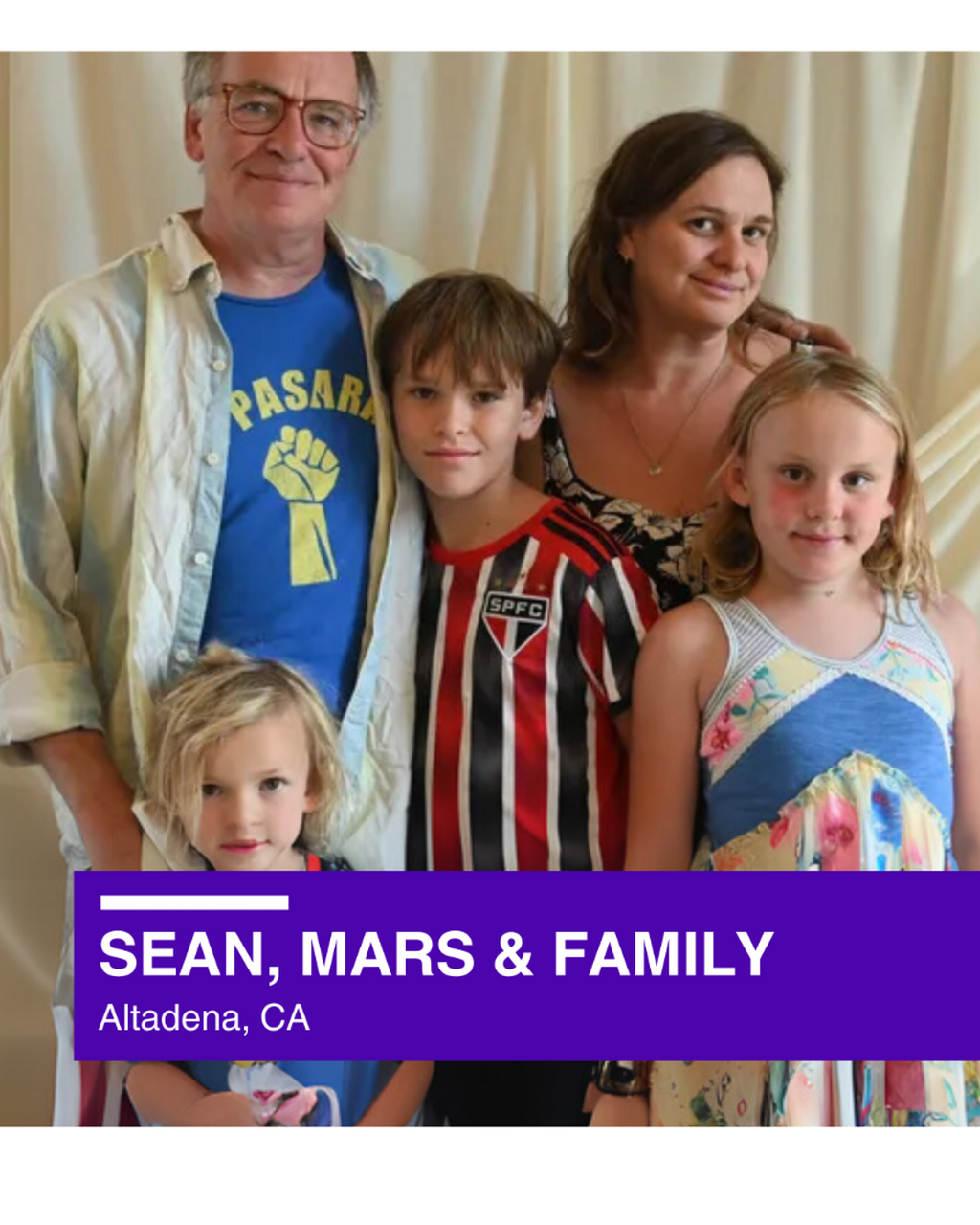 Sean, Mars & Family