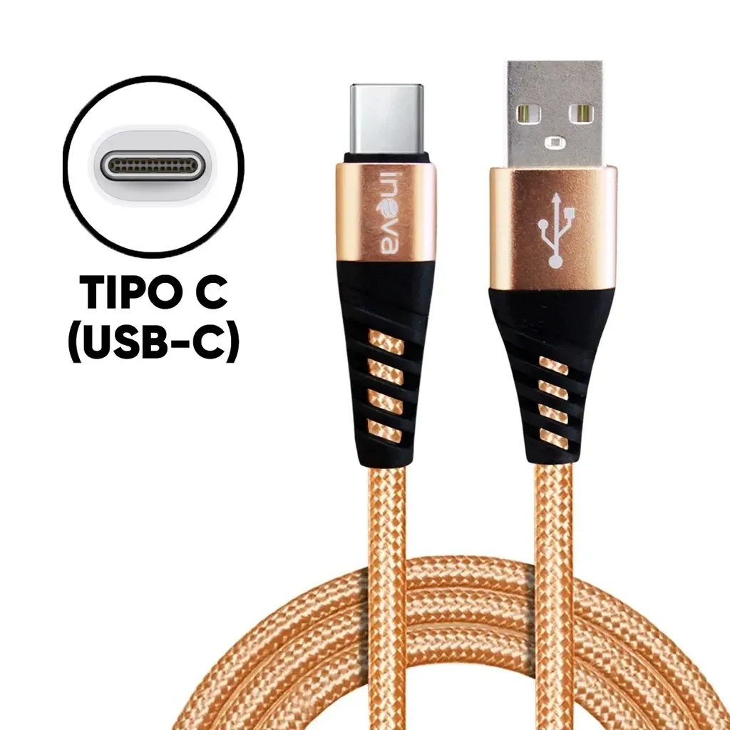 Cabo USB-C Refor&ccedil;ado