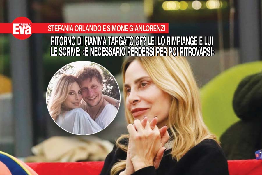Stefania Orlando e Simone Gianlorenzi, vicini dopo 2 anni?