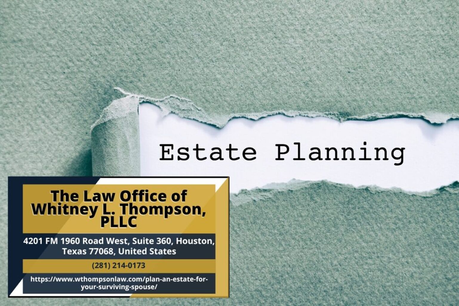 Plan an Estate for Your Surviving Spouse