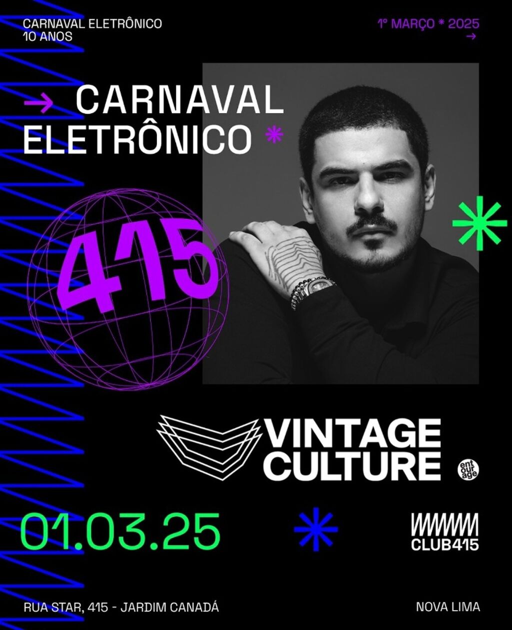 🎟️ BH - CLUB415 - 01/03 | VINTAGE CULTURE & ANNA