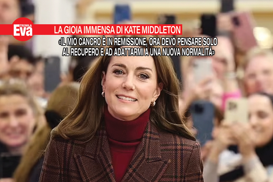 La felicit&agrave; di Kate Middleton: ora il tumore &egrave; in remissione