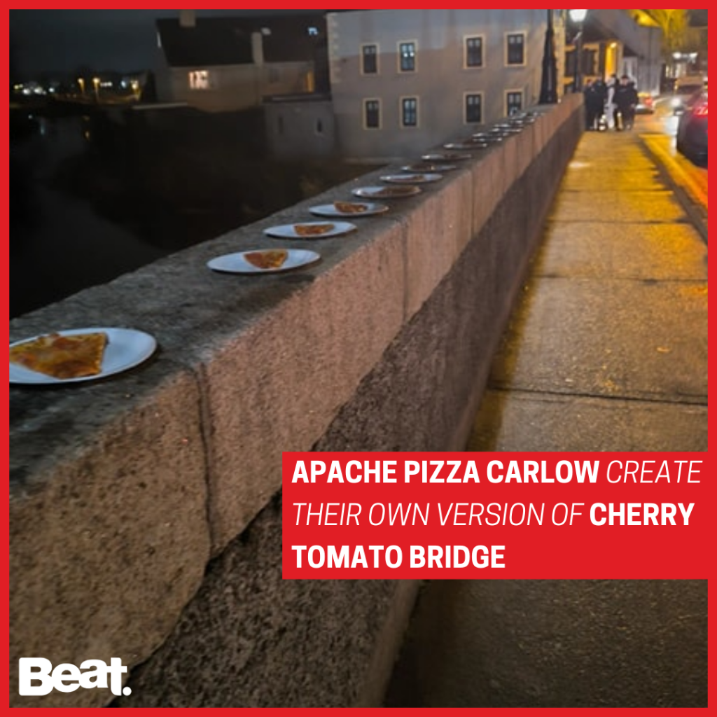 Move over Tomato Bridge - Pizza Bridge has landed in Carlow