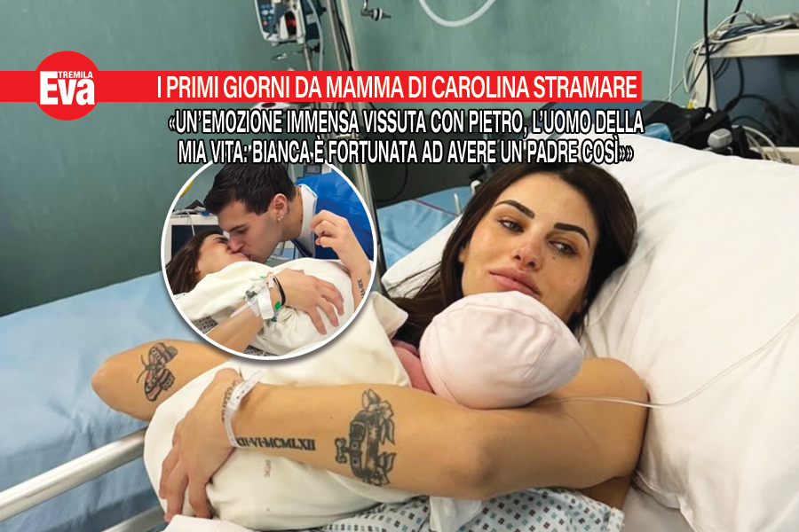Carolina Stramare racconta i primi giorni da mamma di Bianca