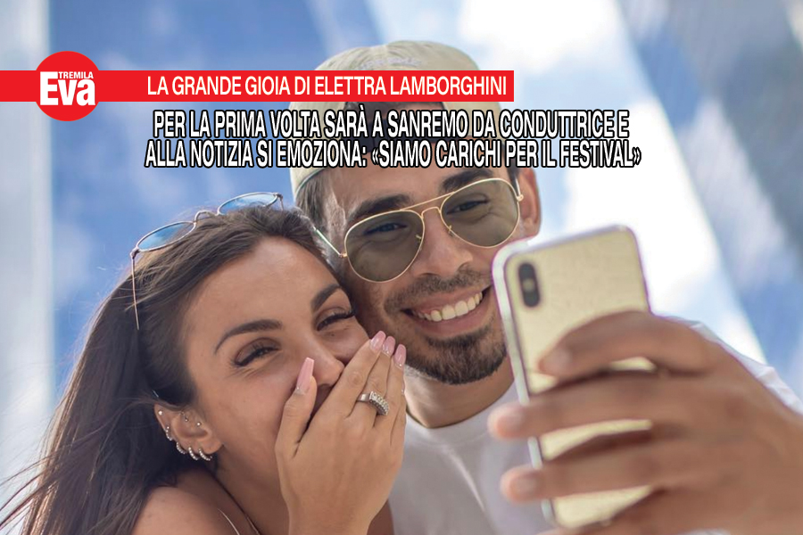 Elettra Lamborghini prontissima per la conduzione di Sanremo