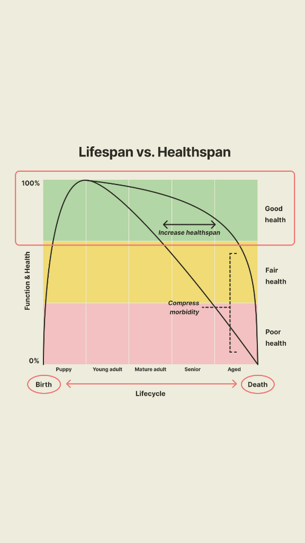 Lifespan vs healthspan