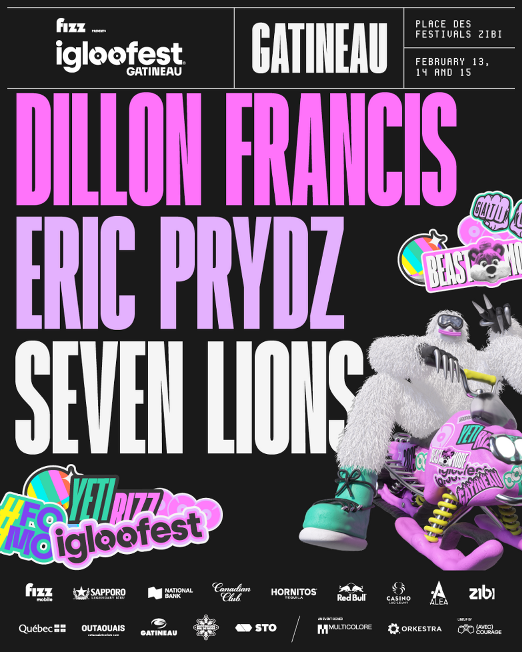 Igloofest is hitting Gatineau from February 13th to 15th, 2025 | Igloofest Gatineau