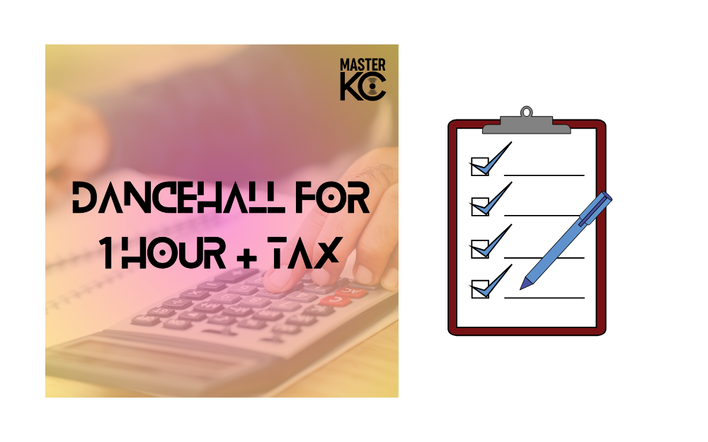 Dancehall For 1 Hour + Tax