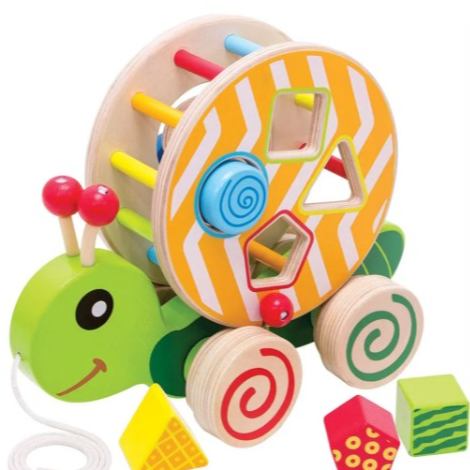 Eichhorn 100002231 juguete de arrastre - Juguetes de arrastre (Multicolor, Madera, 1 mes(es), Ni&ntilde;o, Ni&ntilde;o/ni&ntilde;a, Caracol) , color/modelo surtido : Amazon.es: Juguetes y juegos
