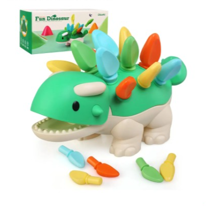 LinStyle Juguetes Ni&ntilde;os 1 2 3 A&ntilde;os, Juguetes Montessori, Juguete de Dinosaurio, Juegos Educativos para Aprender Matem&aacute;ticas y Clasificaci&oacute;n de Colores, Regalo de Cumplea&ntilde;os Navidad : Amazon.es: Juguetes y juegos