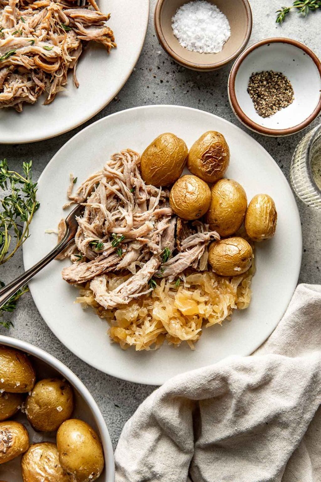 Crockpot Pork and Sauerkraut