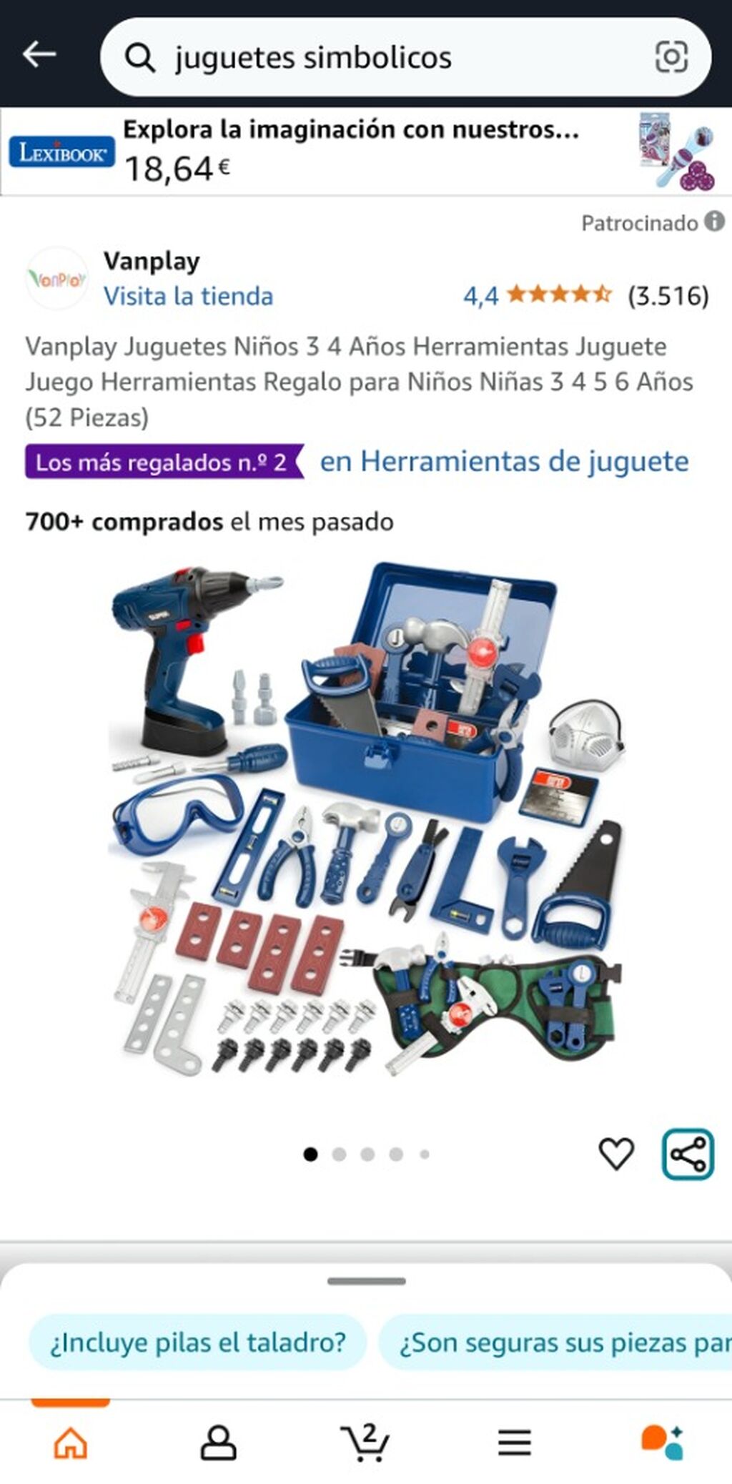 Vanplay Juguetes Ni&ntilde;os 3 4 A&ntilde;os Herramientas Juguete Juego Herramientas Regalo para Ni&ntilde;os Ni&ntilde;as 3 4 5 6 A&ntilde;os (52 Piezas) : Amazon.es: Juguetes y juegos