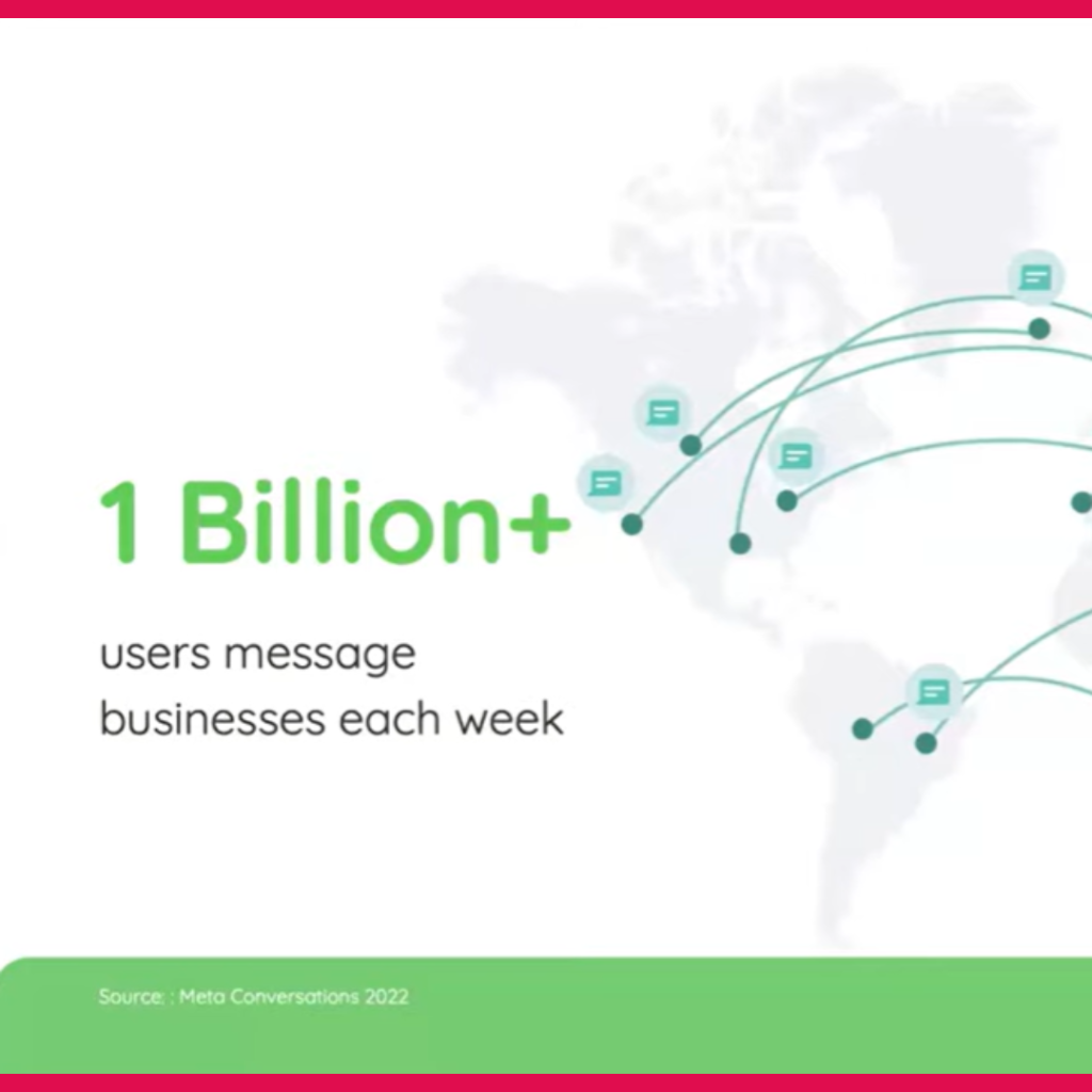 1 billion+ users message business each week