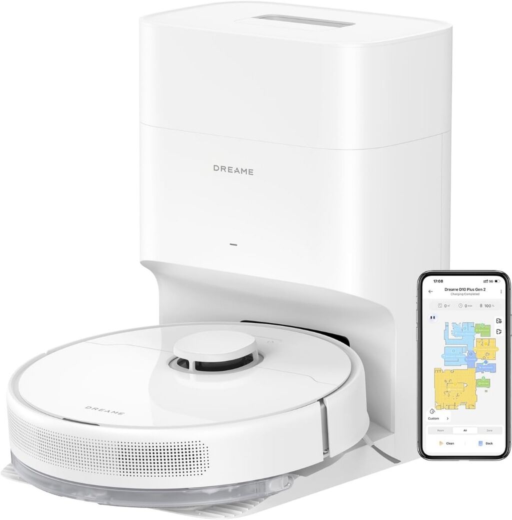ROB&Ocirc; ASPIRADOR COM LIMPEZA AUTOMATICA DREAME D10 PLUS GEN 2