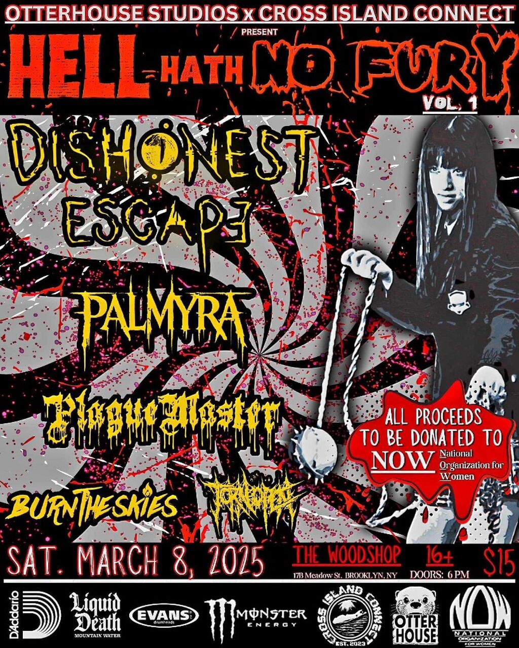 March 8th HELL HATH NO FURY