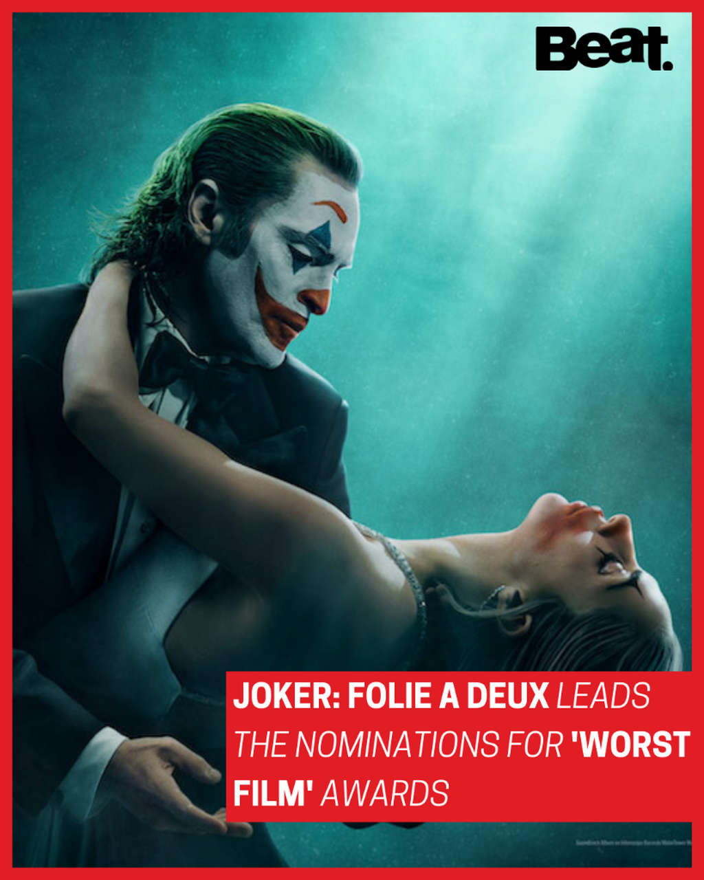 Joker: Folie a Deux leads the nominations for 'Worst Film' Awards
