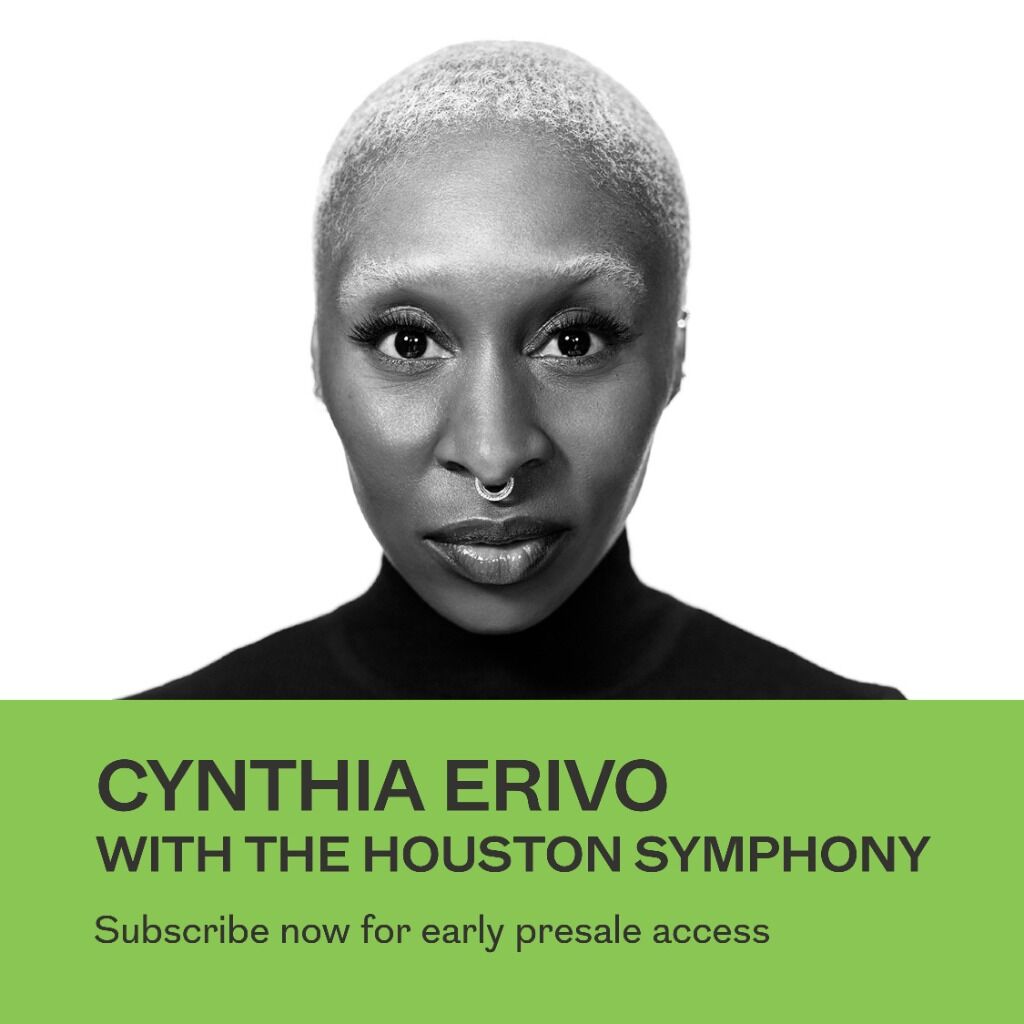 Cynthia Erivo with the Houton Symphony