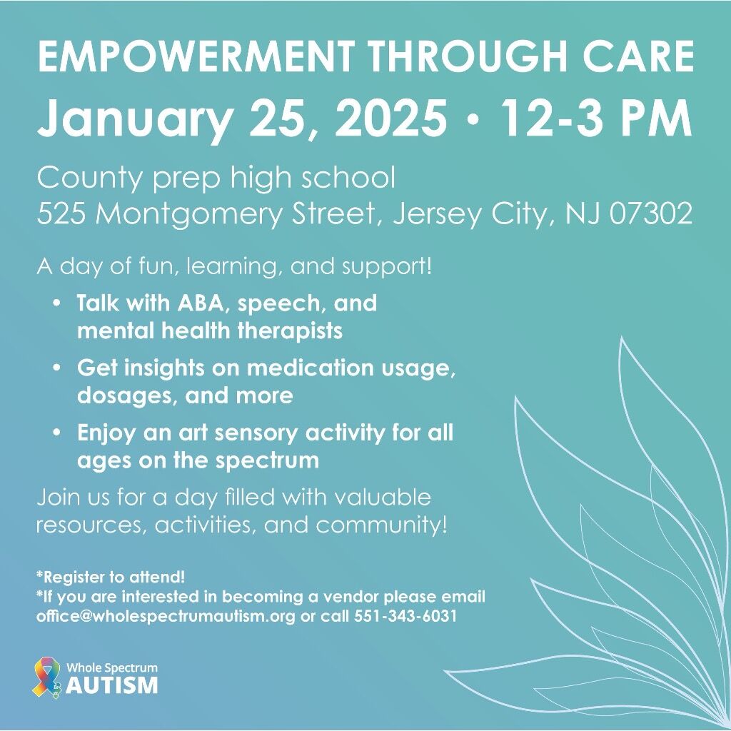 Empowerment Through Care- A Day of Fun, Learning, and Support for Autism Families Registration Form