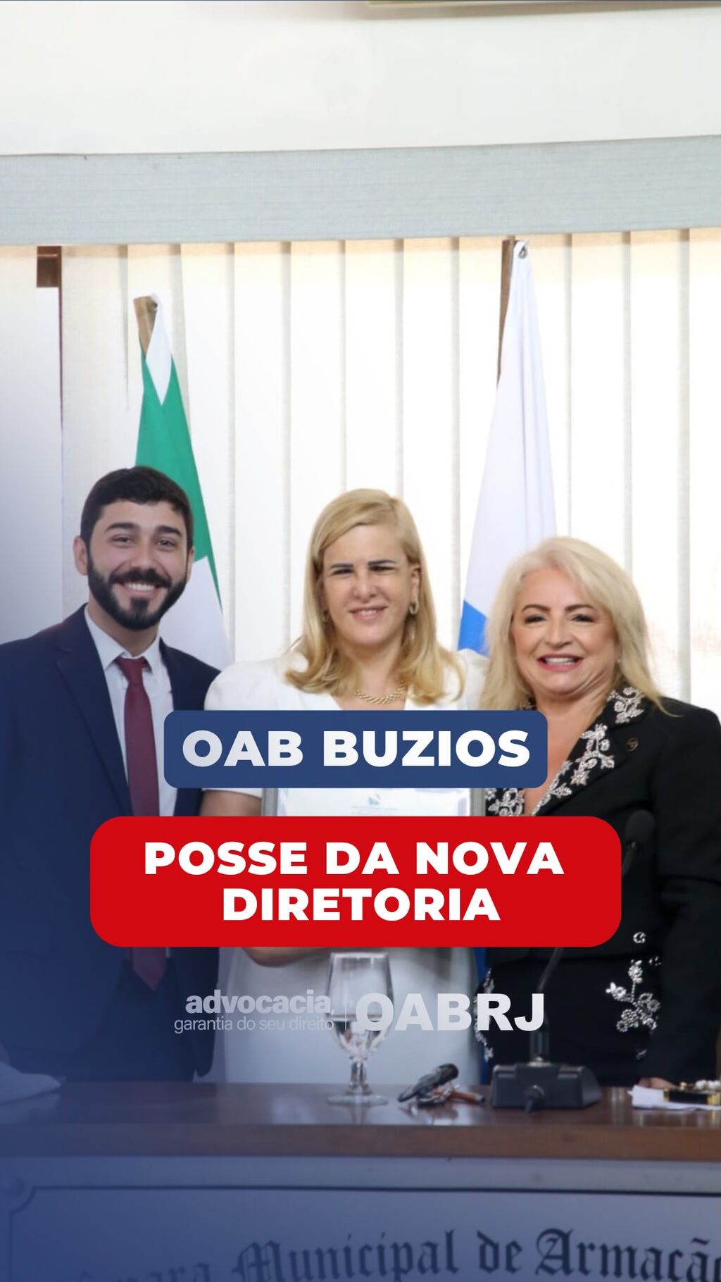 OABRJ d&aacute; posse &agrave; nova diretoria da Subse&ccedil;&atilde;o de Arma&ccedil;&atilde;o dos B&uacute;zios