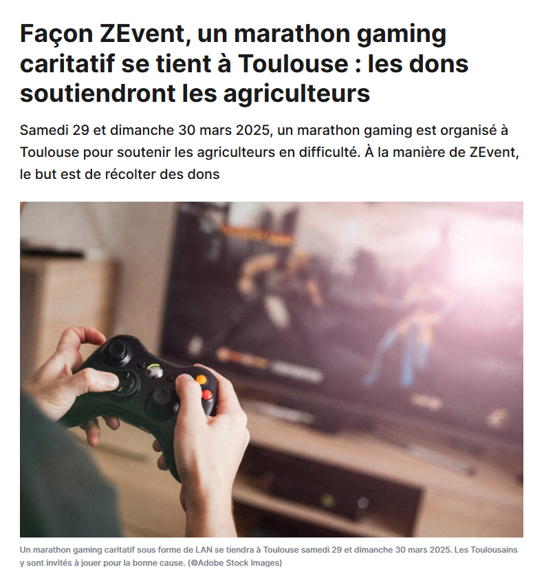 On parle de nous en 2025 !