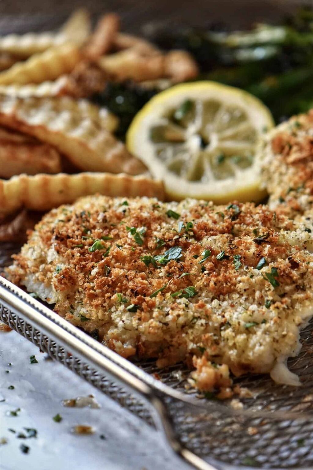 Panko Crusted Air Fryer Cod