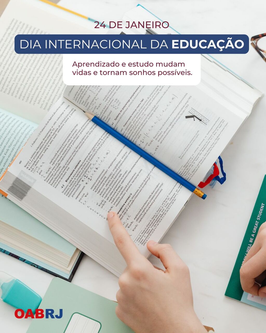 Dia Internacional da Educa&ccedil;&atilde;o