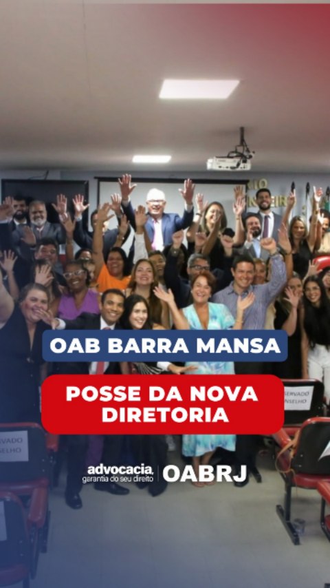 Diretoria da OAB/Barra Mansa toma posse para a gest&atilde;o do pr&oacute;ximo tri&ecirc;nio