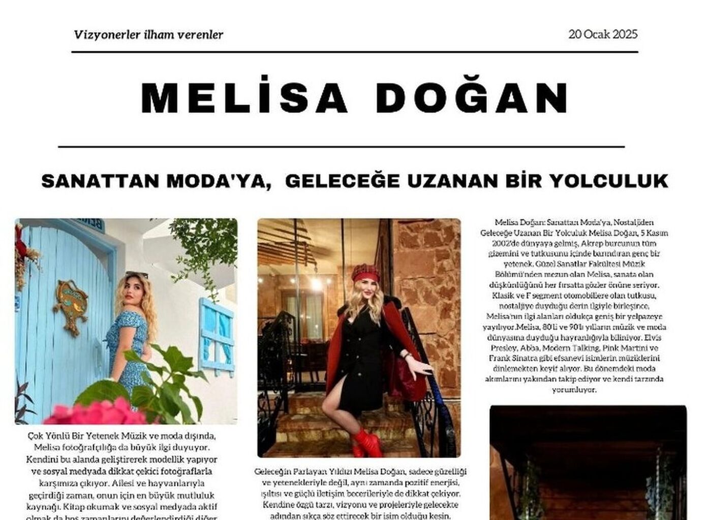 Msda ~ Vizyonerler & İlham Verenler Dergisinde 
