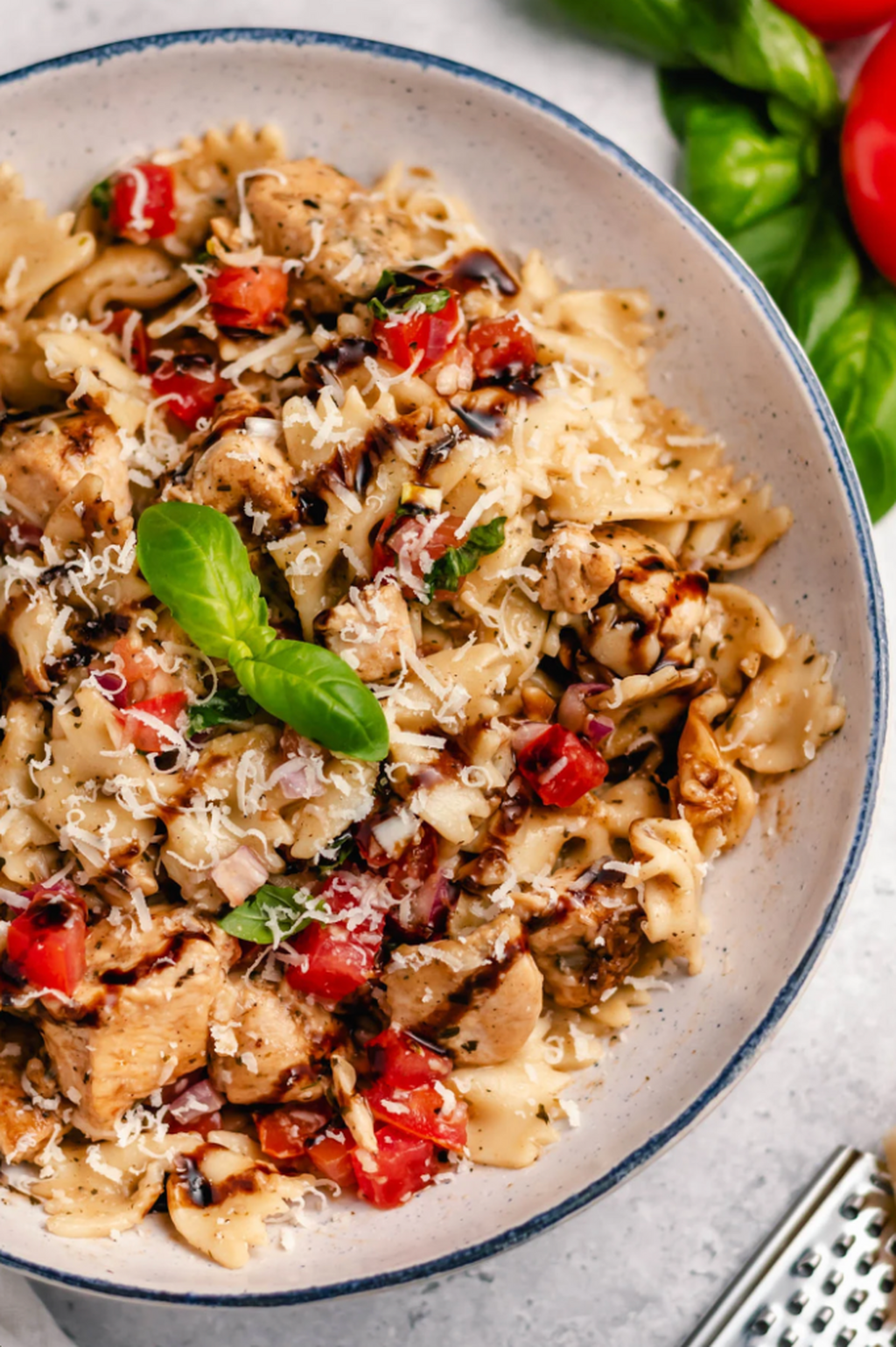 Instant Pot Bruschetta Chicken Pasta
