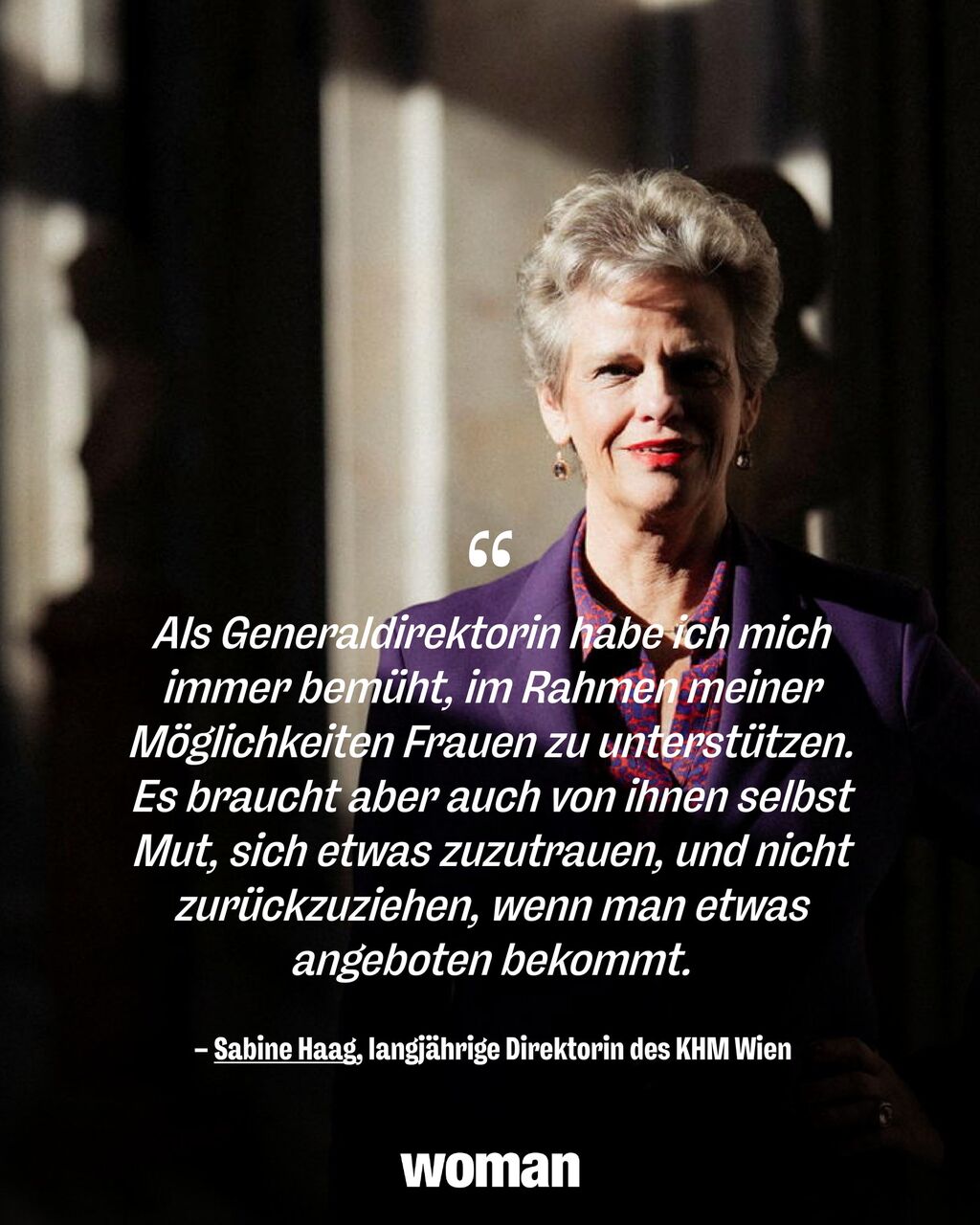 Sabine Haag im Interview