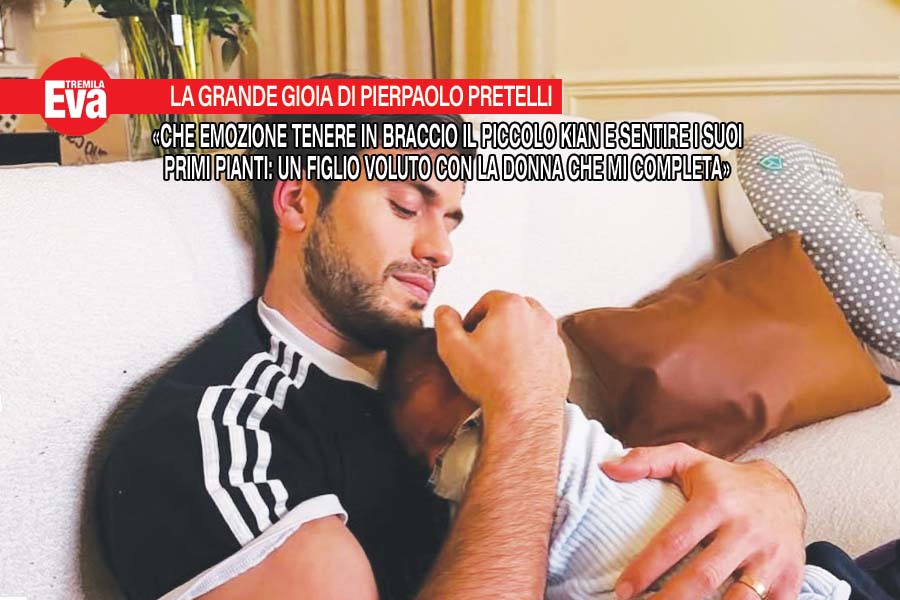 Pierpaolo Pretelli, la sua prima intervista da pap&agrave; di Kian