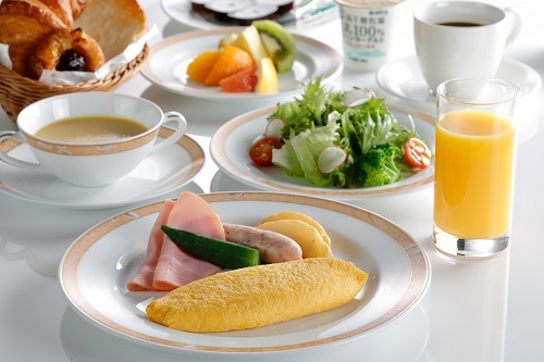朝食　　Break fast