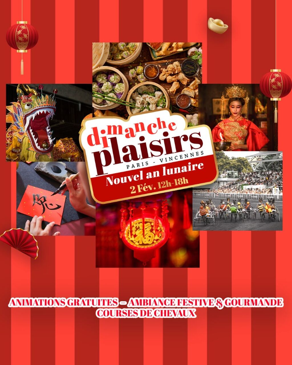  Couleurs et saveurs d&rsquo;Asie : vivez le Nouvel An Lunaire &agrave; l&rsquo;Hippodrome Paris-Vincennes ! (Invitation)